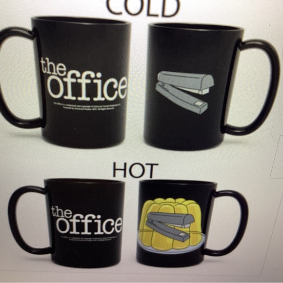 The Office tv series Zak! Color Change Mug Stapler in Jello prank 15 oz … - Picture 5 of 5